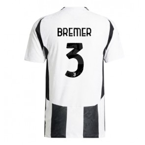 Juventus Gleison Bremer #3 Hjemmebanetrøje 2024-25 Kort ærmer